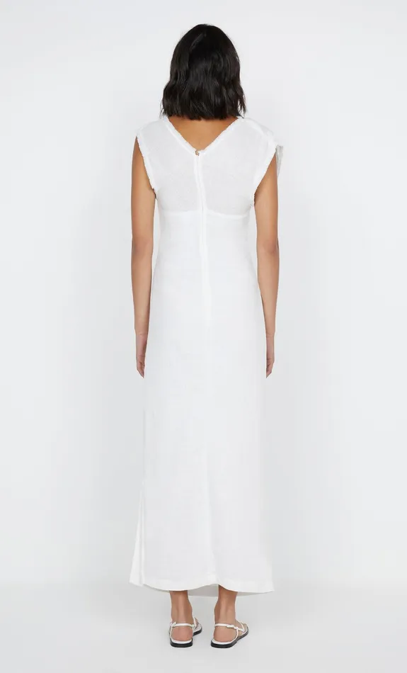 Bec Bridge Maxi Dresses STEFFI GATHER DRESS White 8211 Women