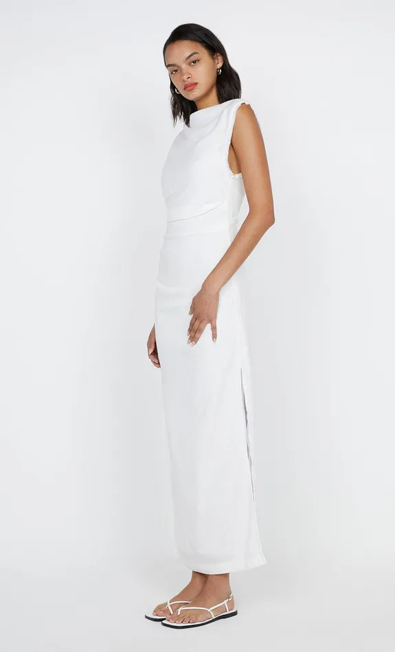 Bec Bridge Maxi Dresses STEFFI GATHER DRESS White 8211 Women