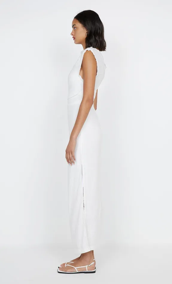 Bec Bridge Maxi Dresses STEFFI GATHER DRESS White 8211 Women