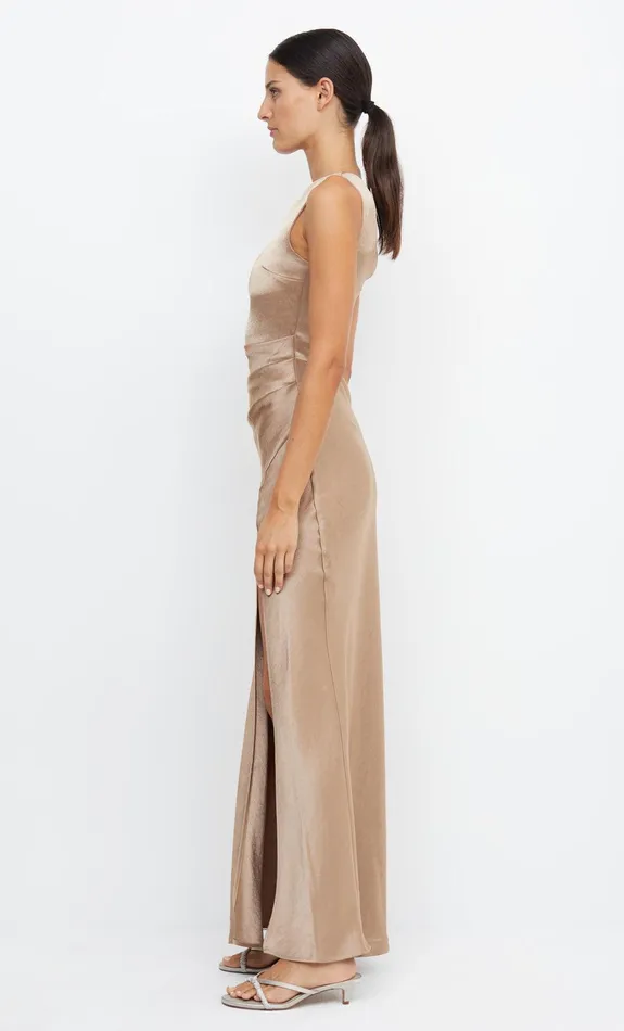 Bec Bridge Maxi Dresses THE DREAMER ASYM DRESS Golden 8211 Women