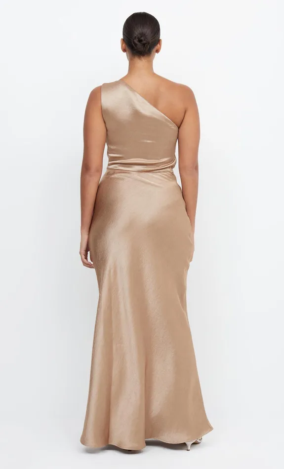 Bec Bridge Maxi Dresses THE DREAMER ASYM DRESS Golden 8211 Women