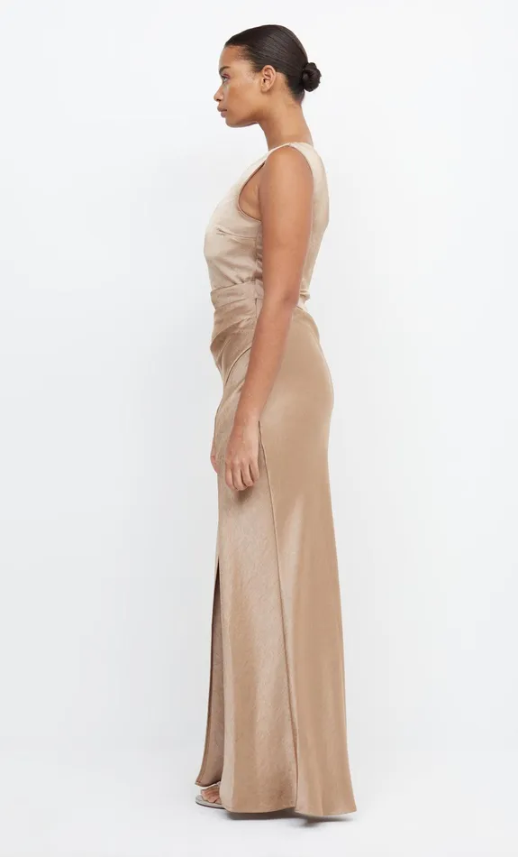 Bec Bridge Maxi Dresses THE DREAMER ASYM DRESS Golden 8211 Women