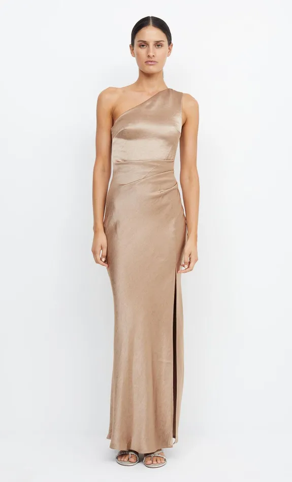 Bec Bridge Maxi Dresses THE DREAMER ASYM DRESS Golden 8211 Women