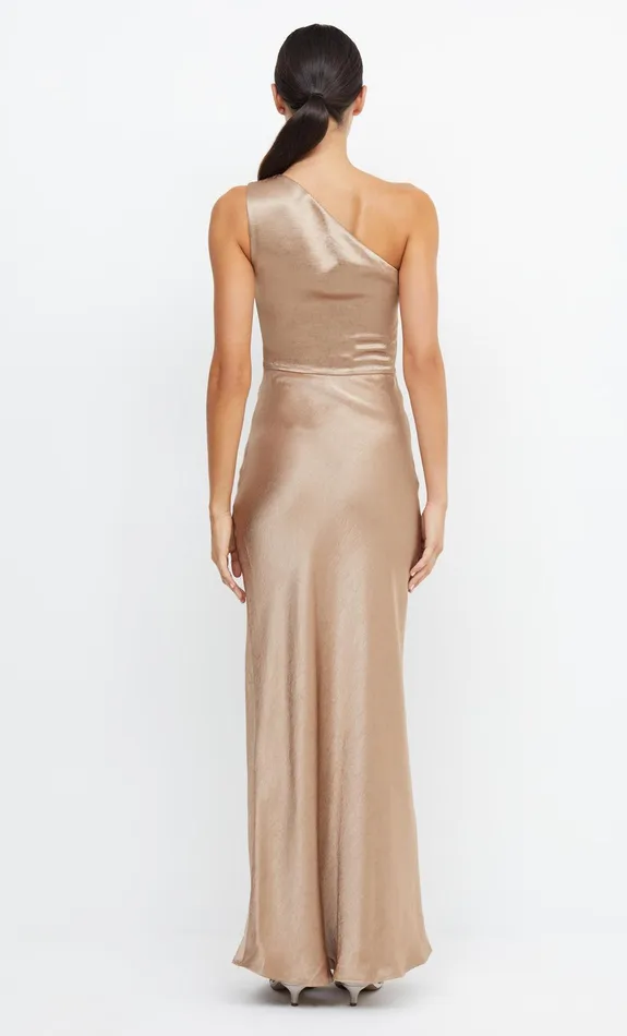 Bec Bridge Maxi Dresses THE DREAMER ASYM DRESS Golden 8211 Women