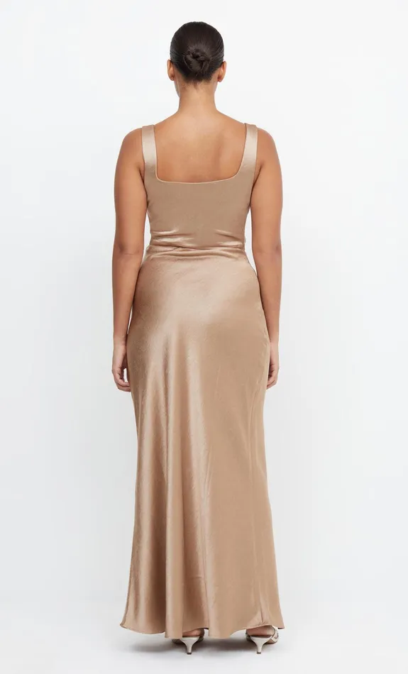 Bec Bridge Maxi Dresses THE DREAMER SQUARE NECK DRESS Golden 8211 Women