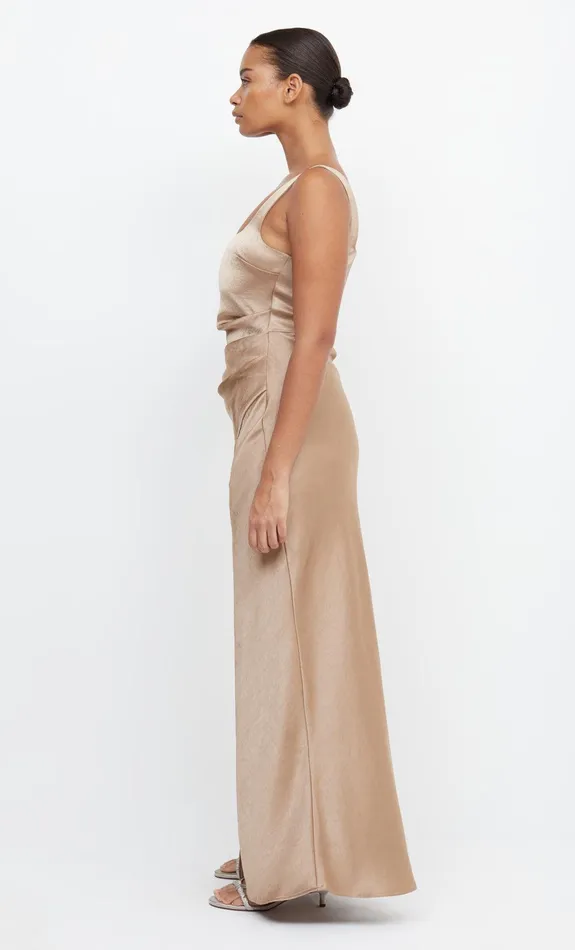 Bec Bridge Maxi Dresses THE DREAMER SQUARE NECK DRESS Golden 8211 Women