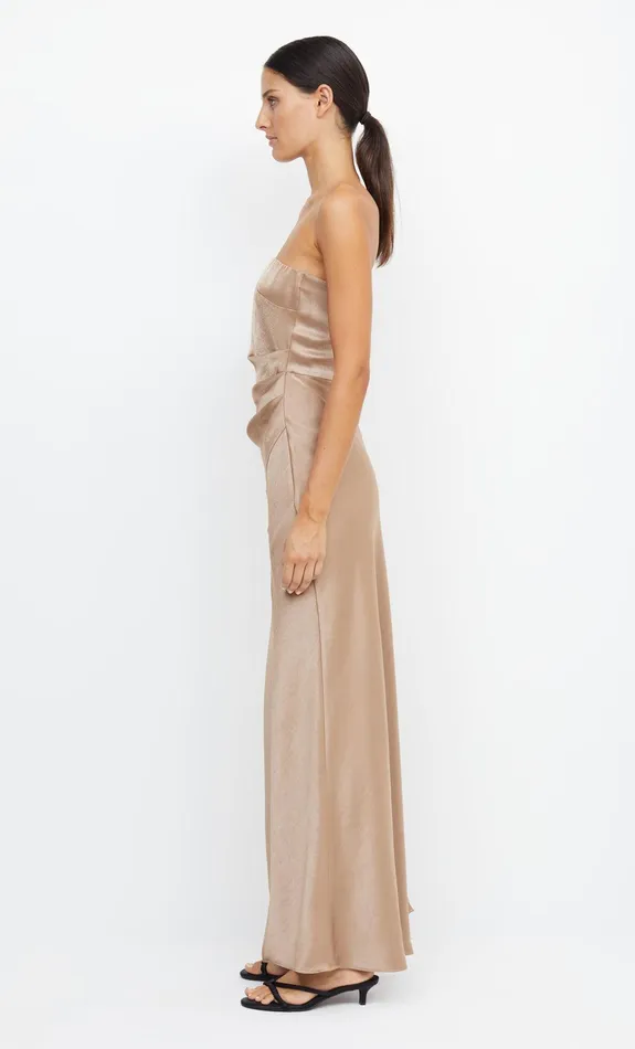 Bec Bridge Maxi Dresses THE DREAMER STRAPLESS DRESS Golden 8211 Women