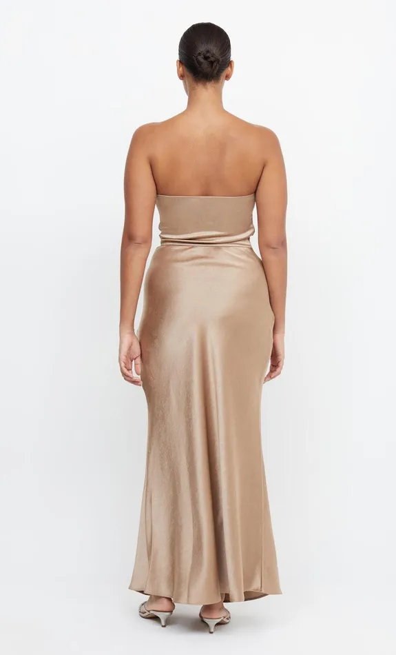 Bec Bridge Maxi Dresses THE DREAMER STRAPLESS DRESS Golden 8211 Women