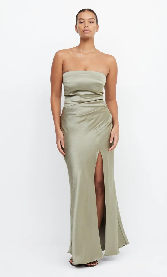 Bec Bridge Maxi Dresses THE DREAMER STRAPLESS DRESS Sage 8211 Women