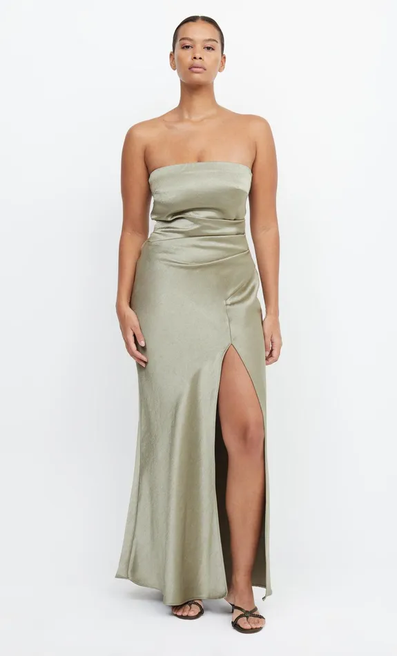 Bec Bridge Maxi Dresses THE DREAMER STRAPLESS DRESS Sage 8211 Women