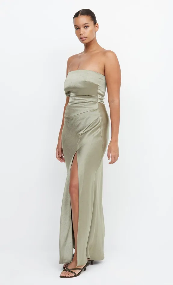 Bec Bridge Maxi Dresses THE DREAMER STRAPLESS DRESS Sage 8211 Women