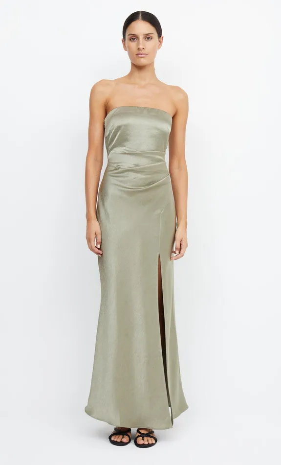 Bec Bridge Maxi Dresses THE DREAMER STRAPLESS DRESS Sage 8211 Women