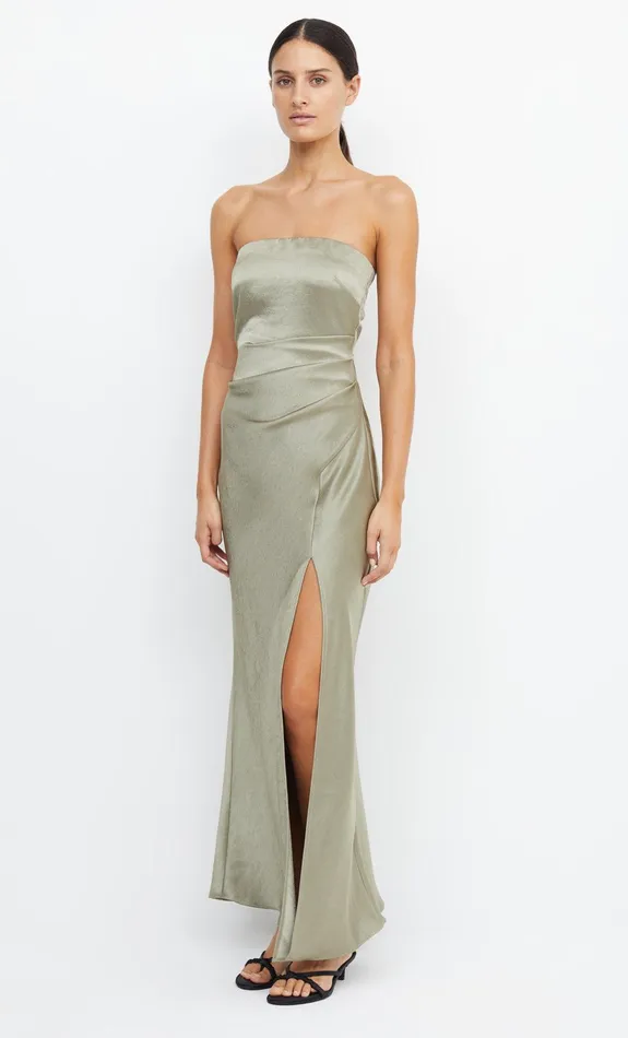 Bec Bridge Maxi Dresses THE DREAMER STRAPLESS DRESS Sage 8211 Women