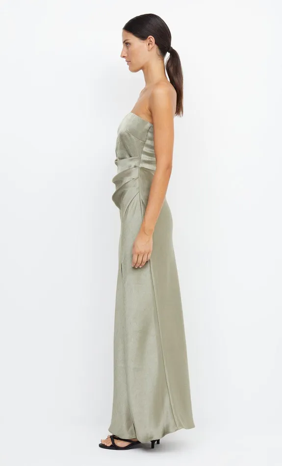Bec Bridge Maxi Dresses THE DREAMER STRAPLESS DRESS Sage 8211 Women