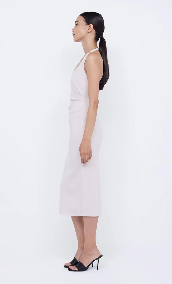 Bec Bridge Midi Dresses CYNDIE HALTER MIDI DRESS Vanilla Bean 8211 Women