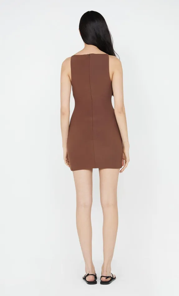 Bec Bridge Mini Dresses CLOVER MINI DRESS Chocolate 8211 Women
