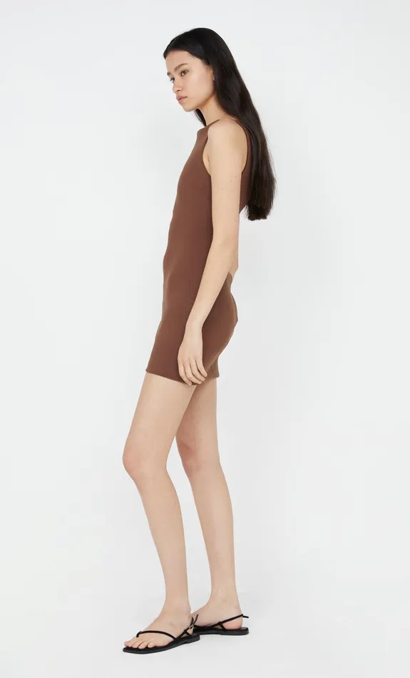 Bec Bridge Mini Dresses CLOVER MINI DRESS Chocolate 8211 Women
