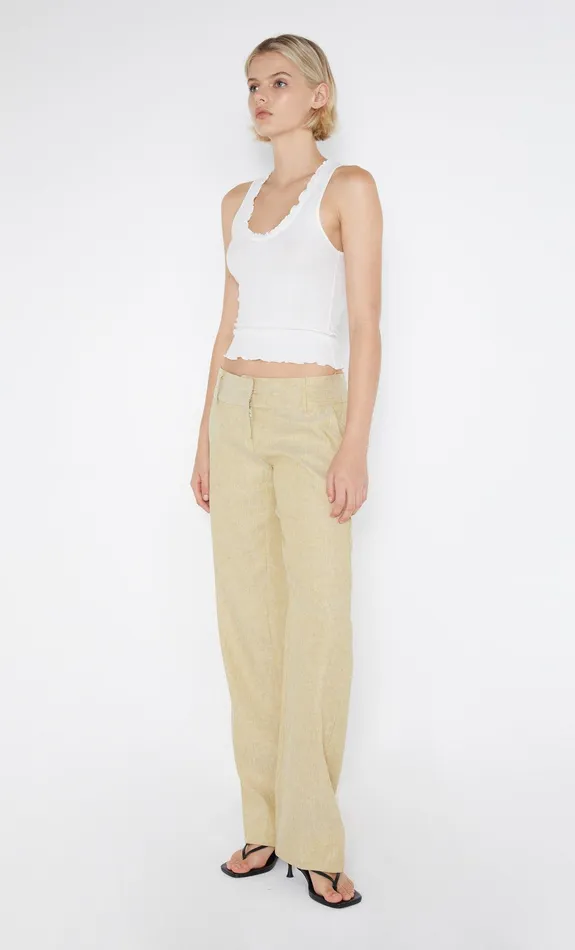 Bec Bridge Pants NEVA STRAIGHT LEG PANT Straw 8211 Women