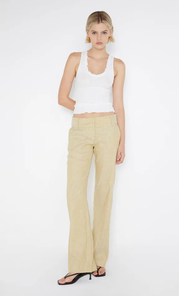 Bec Bridge Pants NEVA STRAIGHT LEG PANT Straw 8211 Women