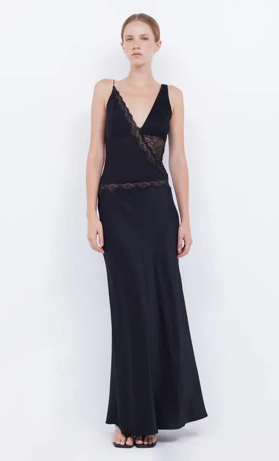 Bec Bridge Prom Dresses ABRIELLE LACE MAXI DRESS Blackblack 8211 Women