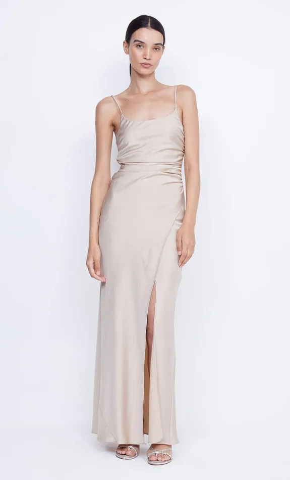 Bec Bridge Prom Dresses ETERNITY SCOOP MAXI DRESS Sand 8211 Women