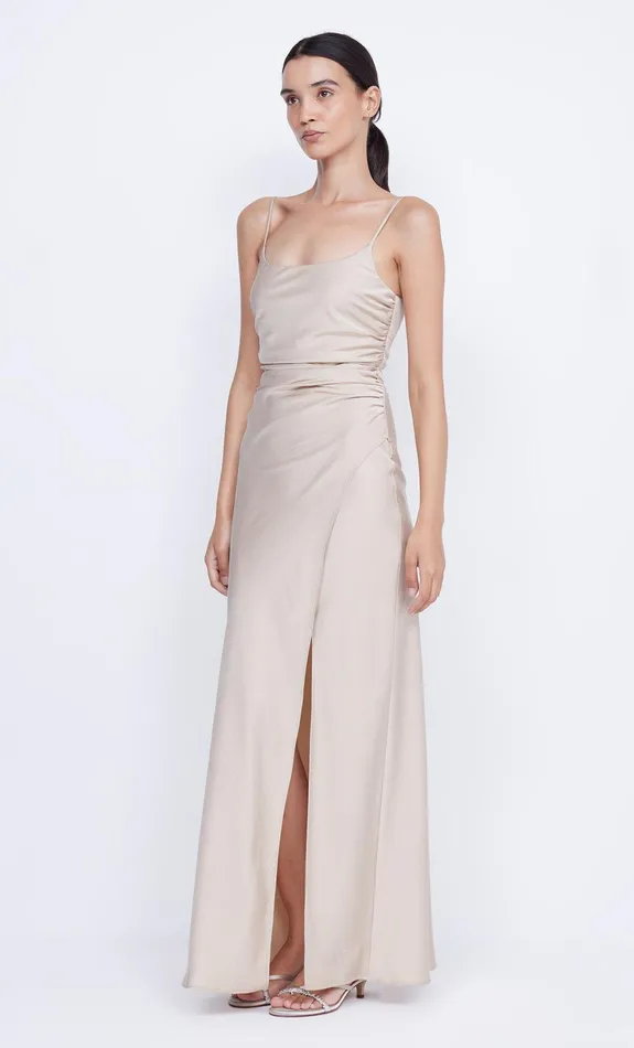 Bec Bridge Prom Dresses ETERNITY SCOOP MAXI DRESS Sand 8211 Women