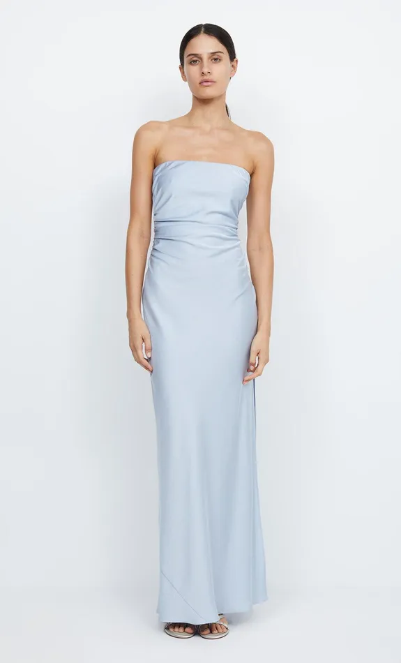 Bec Bridge Prom Dresses ETERNITY STRAPLESS MAXI Dusty Blue 8211 Women