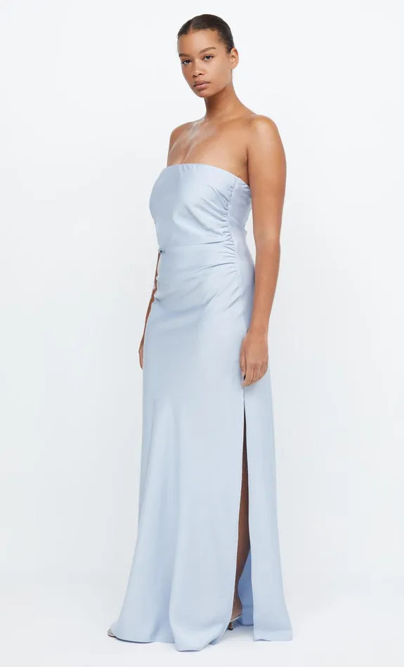 Bec Bridge Prom Dresses ETERNITY STRAPLESS MAXI Dusty Blue 8211 Women