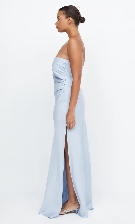 Bec Bridge Prom Dresses ETERNITY STRAPLESS MAXI Dusty Blue 8211 Women