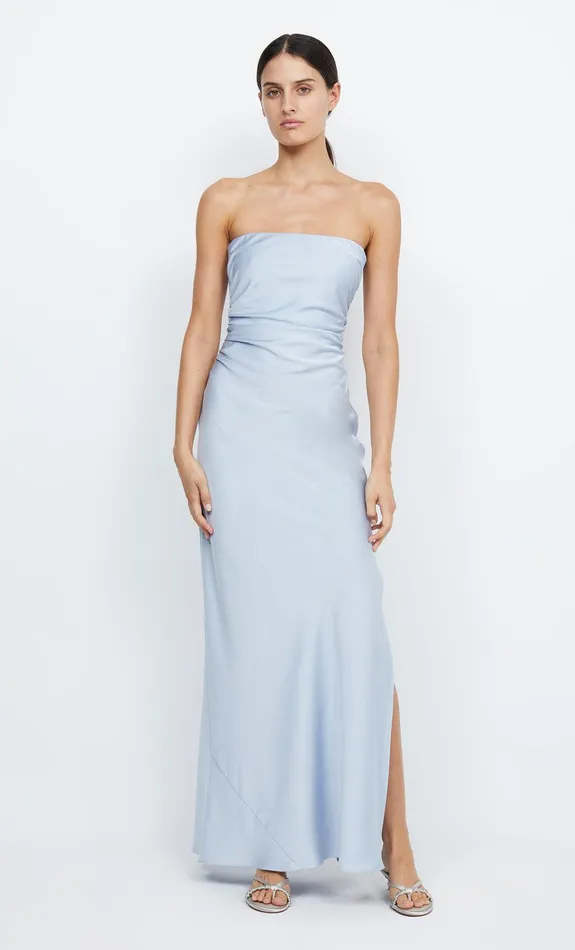 Bec Bridge Prom Dresses ETERNITY STRAPLESS MAXI Dusty Blue 8211 Women
