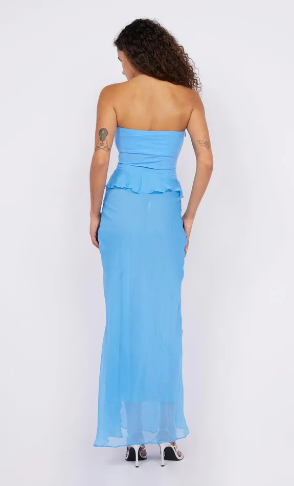 Bec Bridge Prom Dresses MARESCA STRAPLESS DRESS Azure 8211 Women