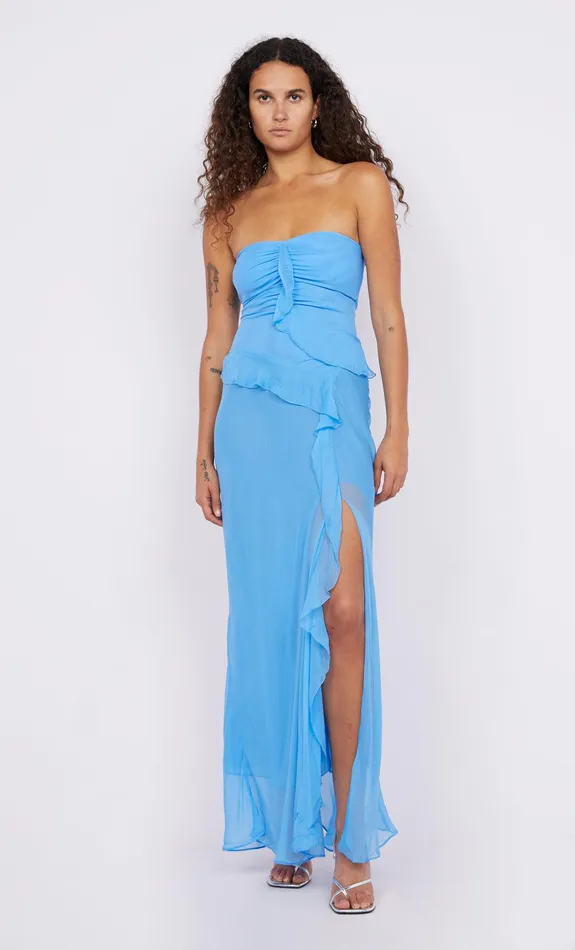 Bec Bridge Prom Dresses MARESCA STRAPLESS DRESS Azure 8211 Women