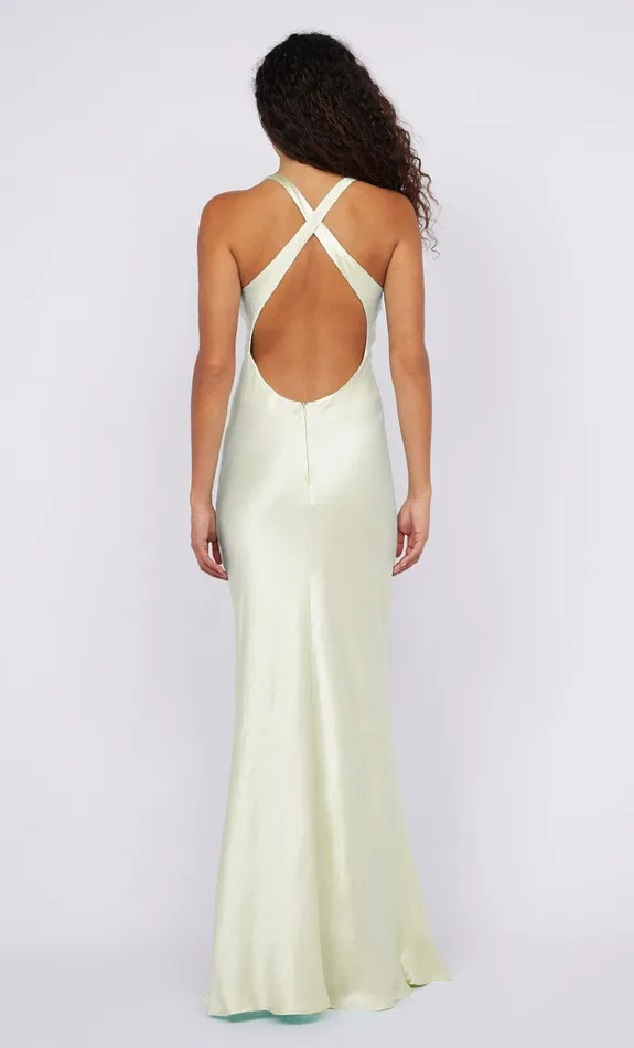 Bec Bridge Prom Dresses MAXINA CROSSOVER DRESS Ice Yellow 8211 Women