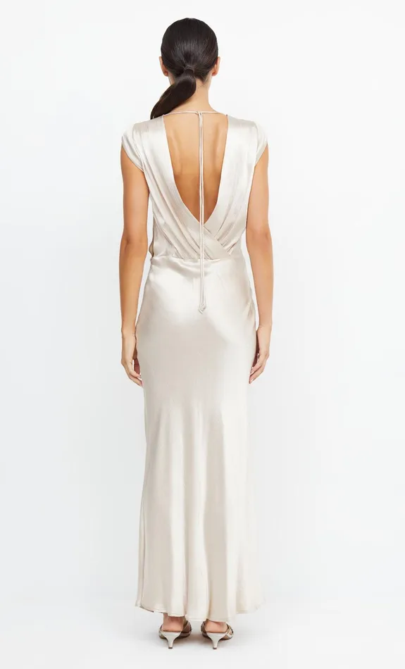 Bec Bridge Prom Dresses MOON DANCE MAXI DRESS Sand 8211 Women