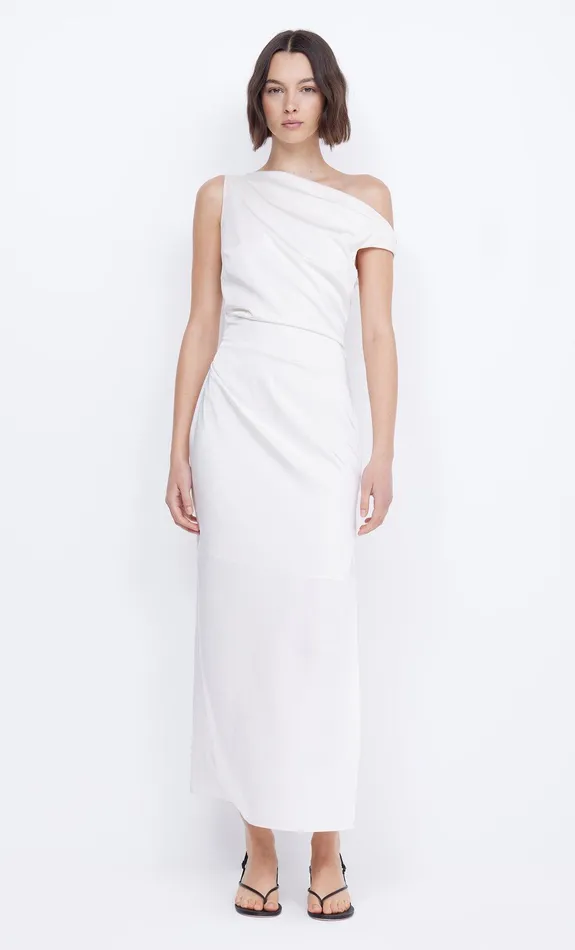 Bec Bridge Prom Dresses ROCHELLE ASYM MIDI DRESS Cream 8211 Women