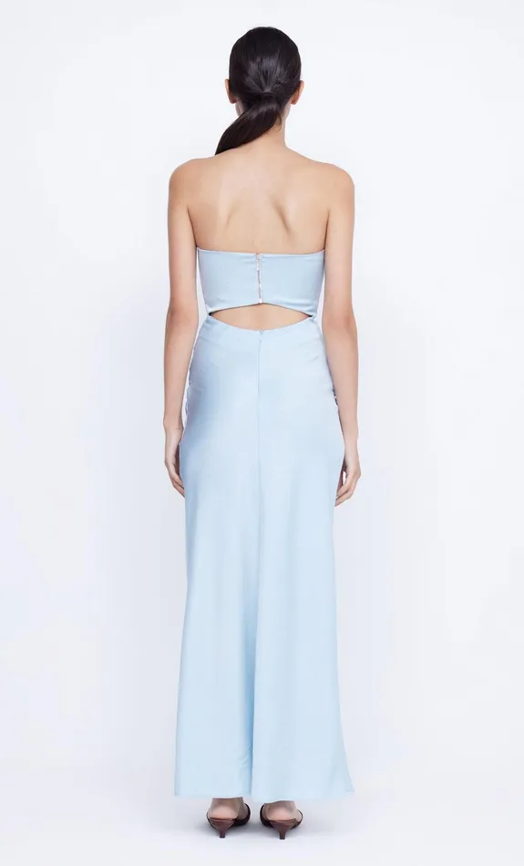 Bec Bridge Prom Dresses ROCHELLE TWIST STRAPLESS DRESS Dolphin Blue 8211 Women