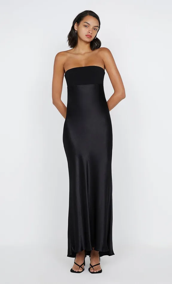 Bec Bridge Prom Dresses ZARI STRAPLESS DRESS Black 8211 Women