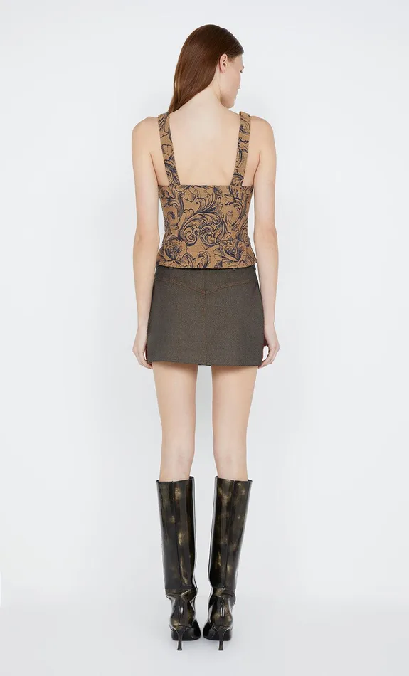 Bec Bridge Skirts NOLAN MINI SKIRT Bronze 8211 Women