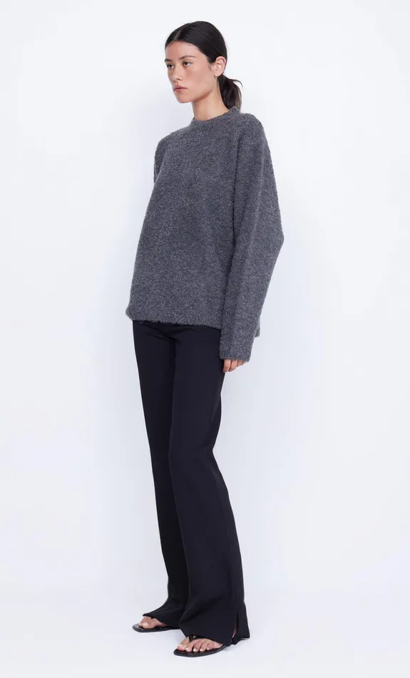 Bec Bridge Tops BRICE KNIT JUMPER Charcoal 8211 Women