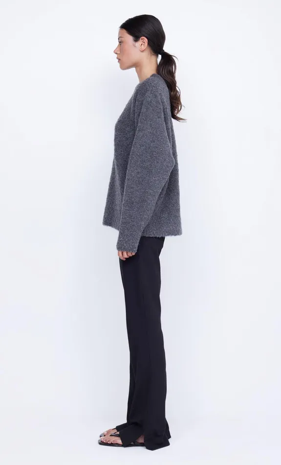 Bec Bridge Tops BRICE KNIT JUMPER Charcoal 8211 Women