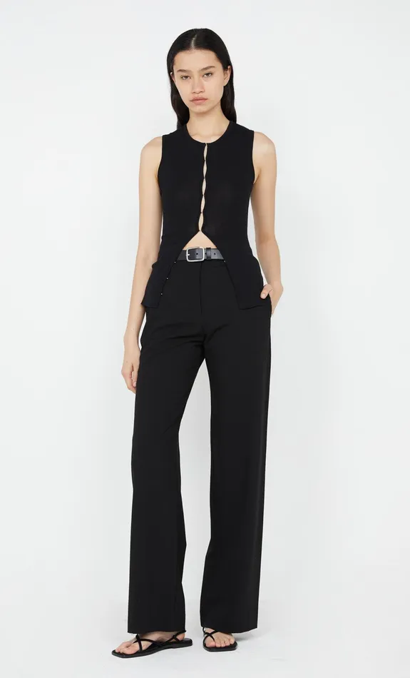 Bec Bridge Tops KEKE KNIT SLEEVELESS TOP Black 8211 Women