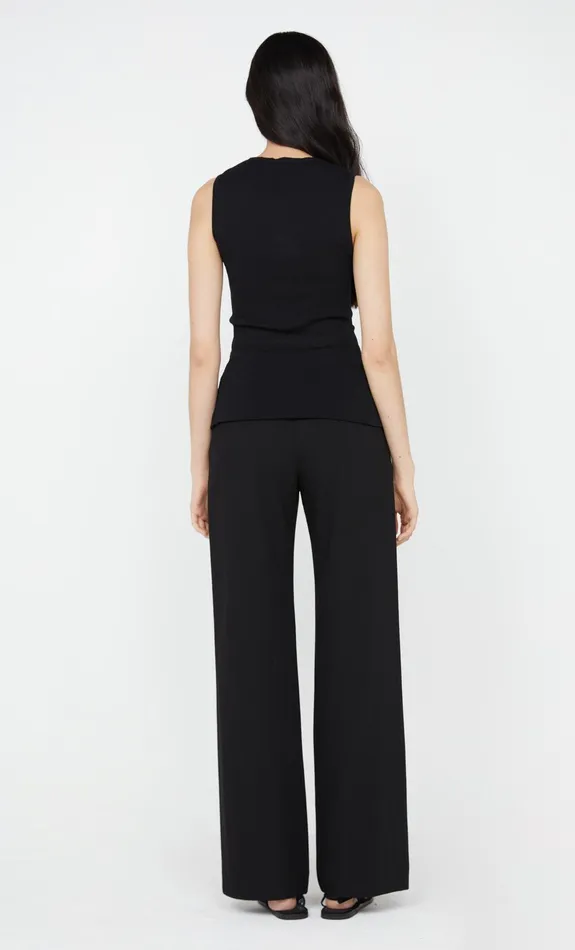 Bec Bridge Tops KEKE KNIT SLEEVELESS TOP Black 8211 Women