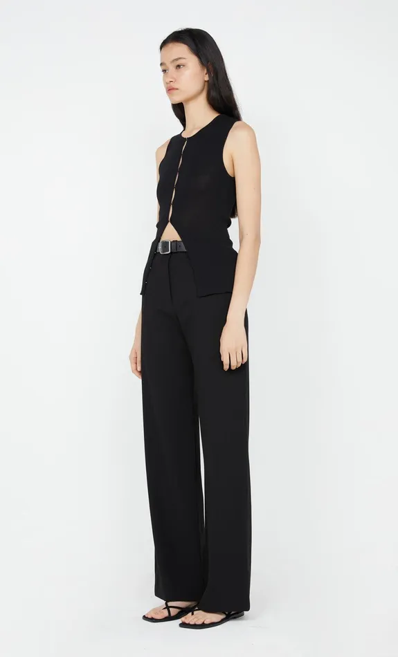 Bec Bridge Tops KEKE KNIT SLEEVELESS TOP Black 8211 Women