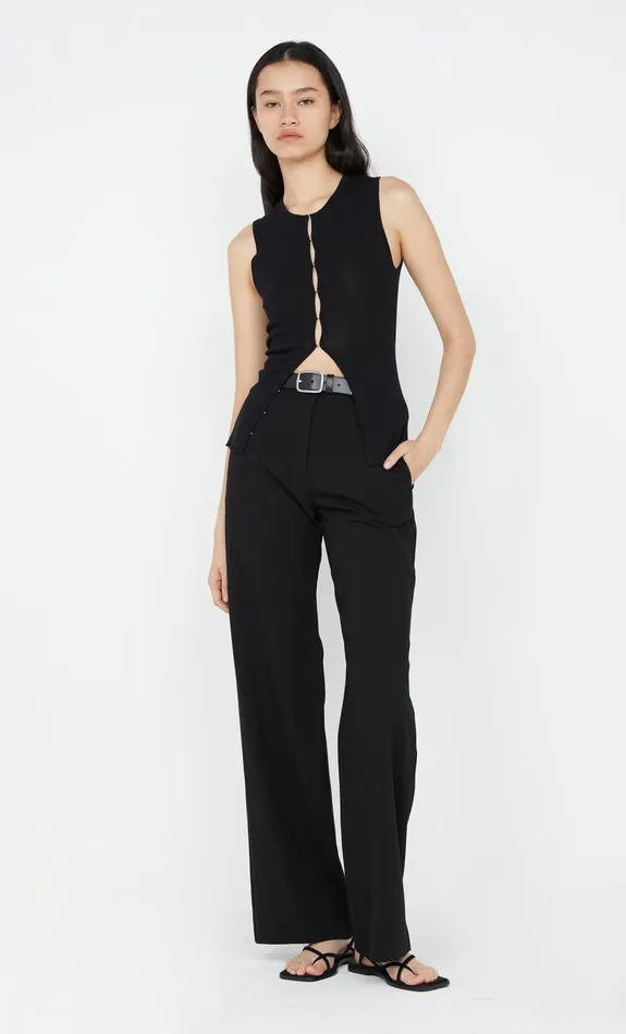 Bec Bridge Tops KEKE KNIT SLEEVELESS TOP Black 8211 Women
