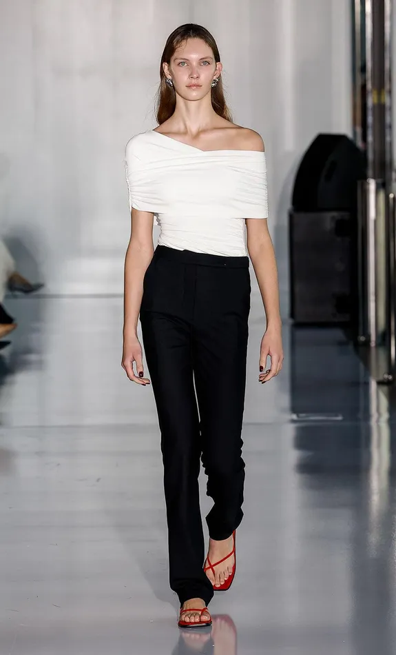 Bec Bridge Tops LARSEN DRAPE TOP Ivory 8211 Women