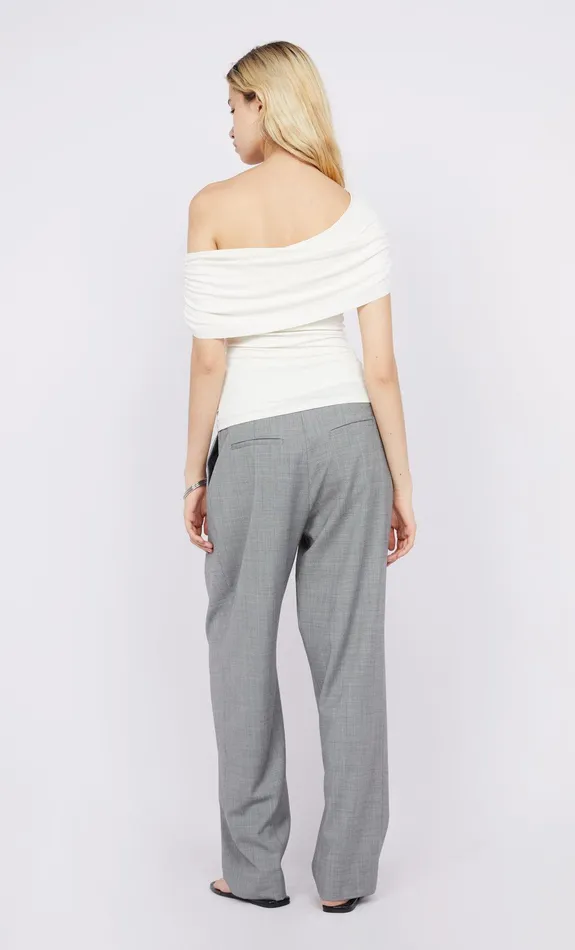 Bec Bridge Tops LARSEN DRAPE TOP Ivory 8211 Women