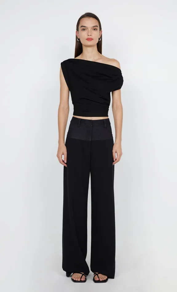 Bec Bridge Tops SORAYA BOAT NECK TOP Black 8211 Women