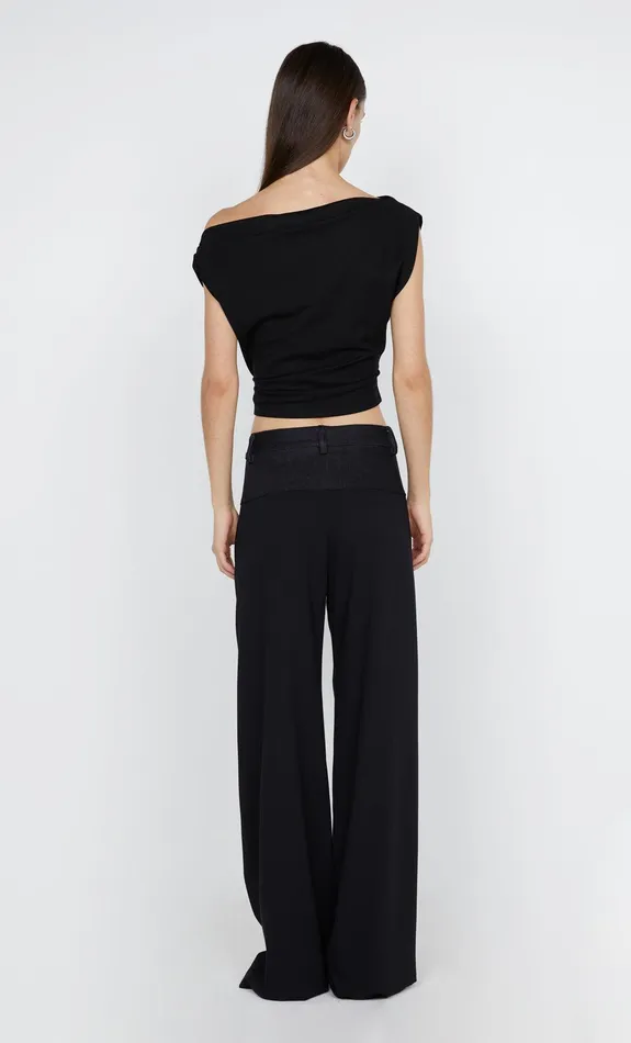 Bec Bridge Tops SORAYA BOAT NECK TOP Black 8211 Women