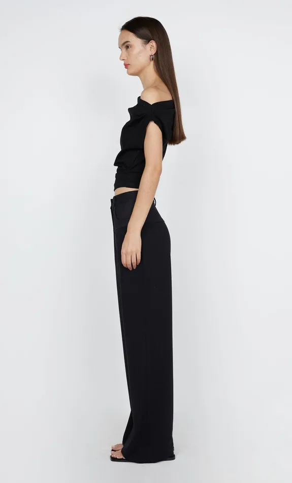 Bec Bridge Tops SORAYA BOAT NECK TOP Black 8211 Women