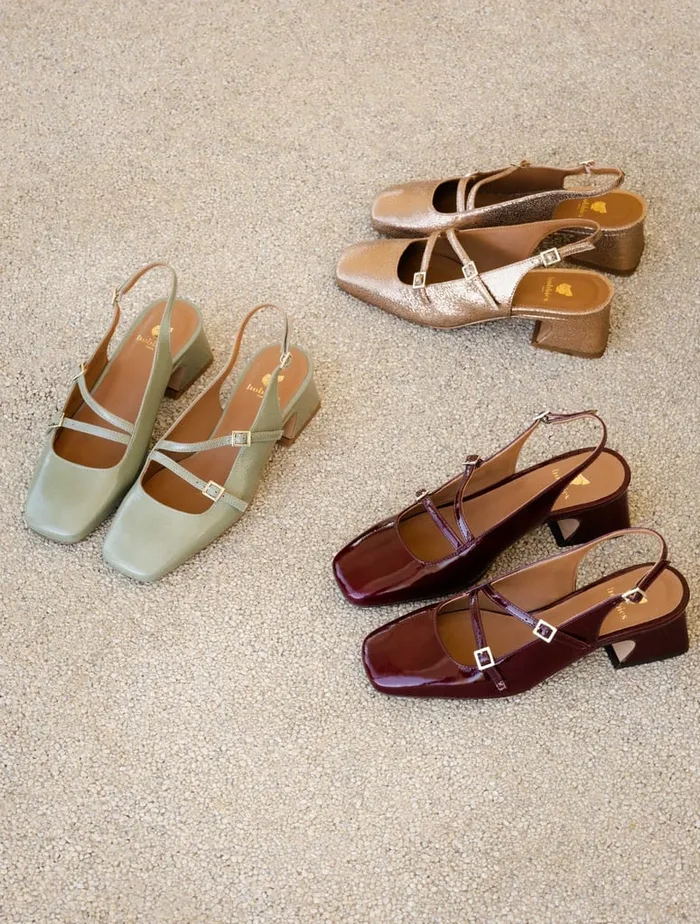 Becca Sepia Gold Women Bobbies Pumps and Mary Janes